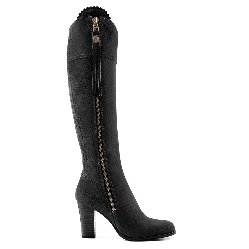 Fairfax & Favor Ladies Regina High Heeled Boot in Black#Black