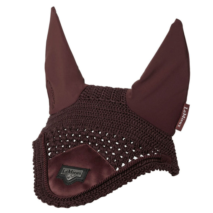 The LeMieux Loire Satin Fly Hood in Rioja#Rioja