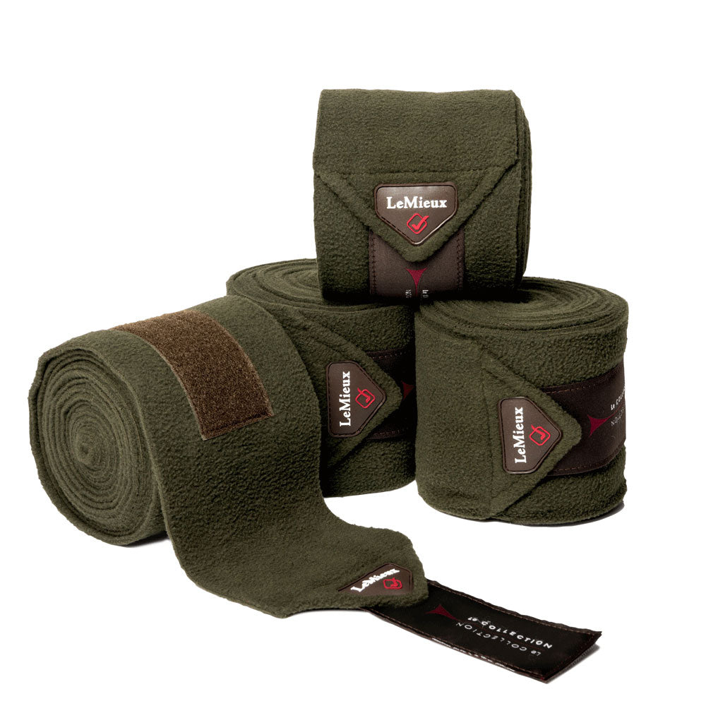 The LeMieux Polo Bandages in Oak Green#Oak Green