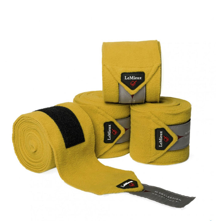 The LeMieux Polo Bandages in Dijon Yellow#Dijon