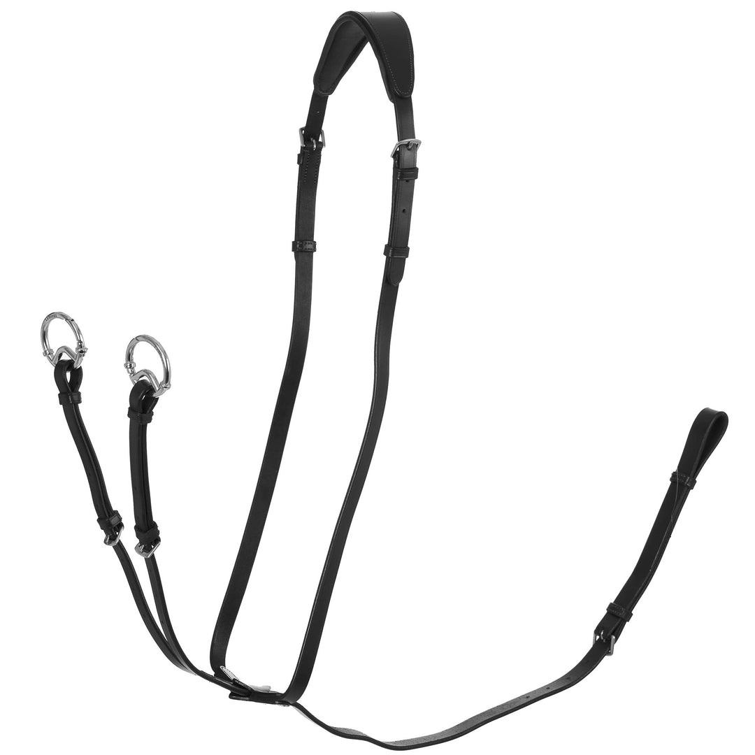 The LeMieux Running Martingale in Black#Black