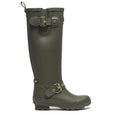The Holland Cooper Ladies Sherpa Lined Regency Wellington in Green#Green