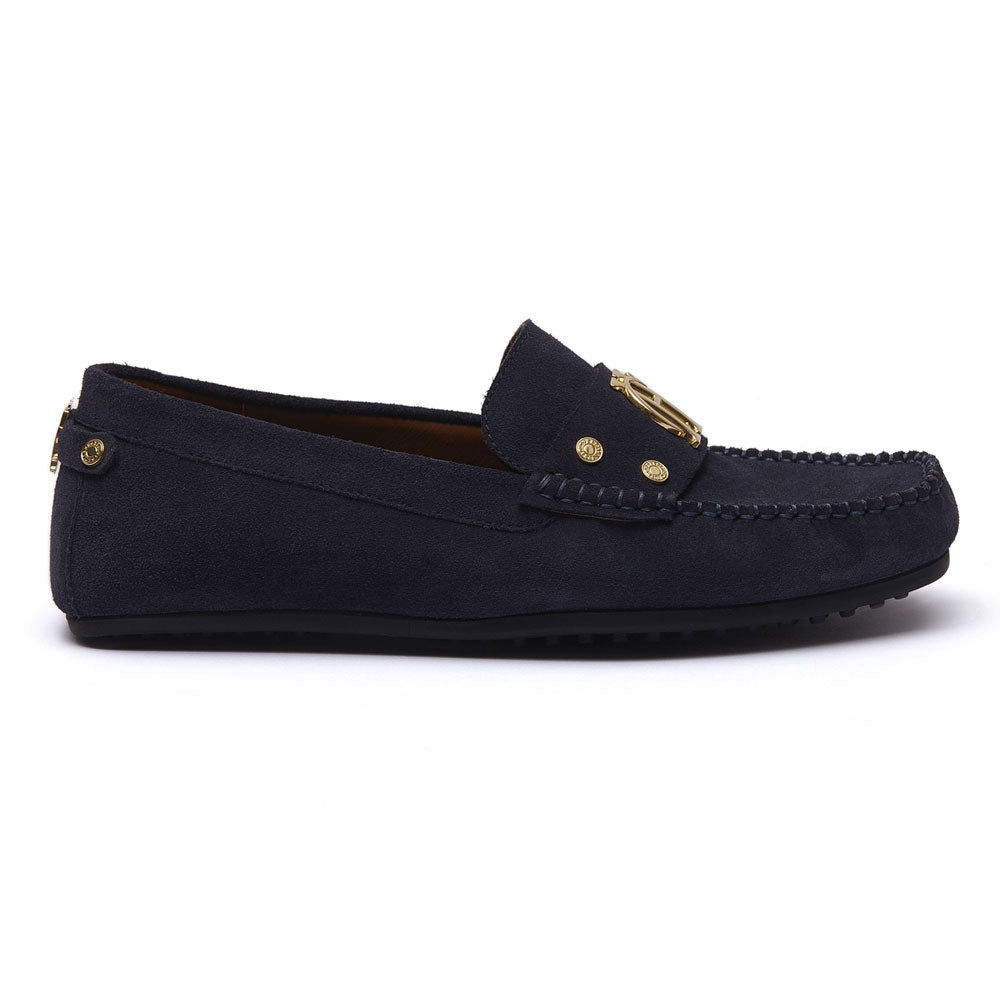 Holland Cooper Ladies The Driving Loafer in Navy#Navy