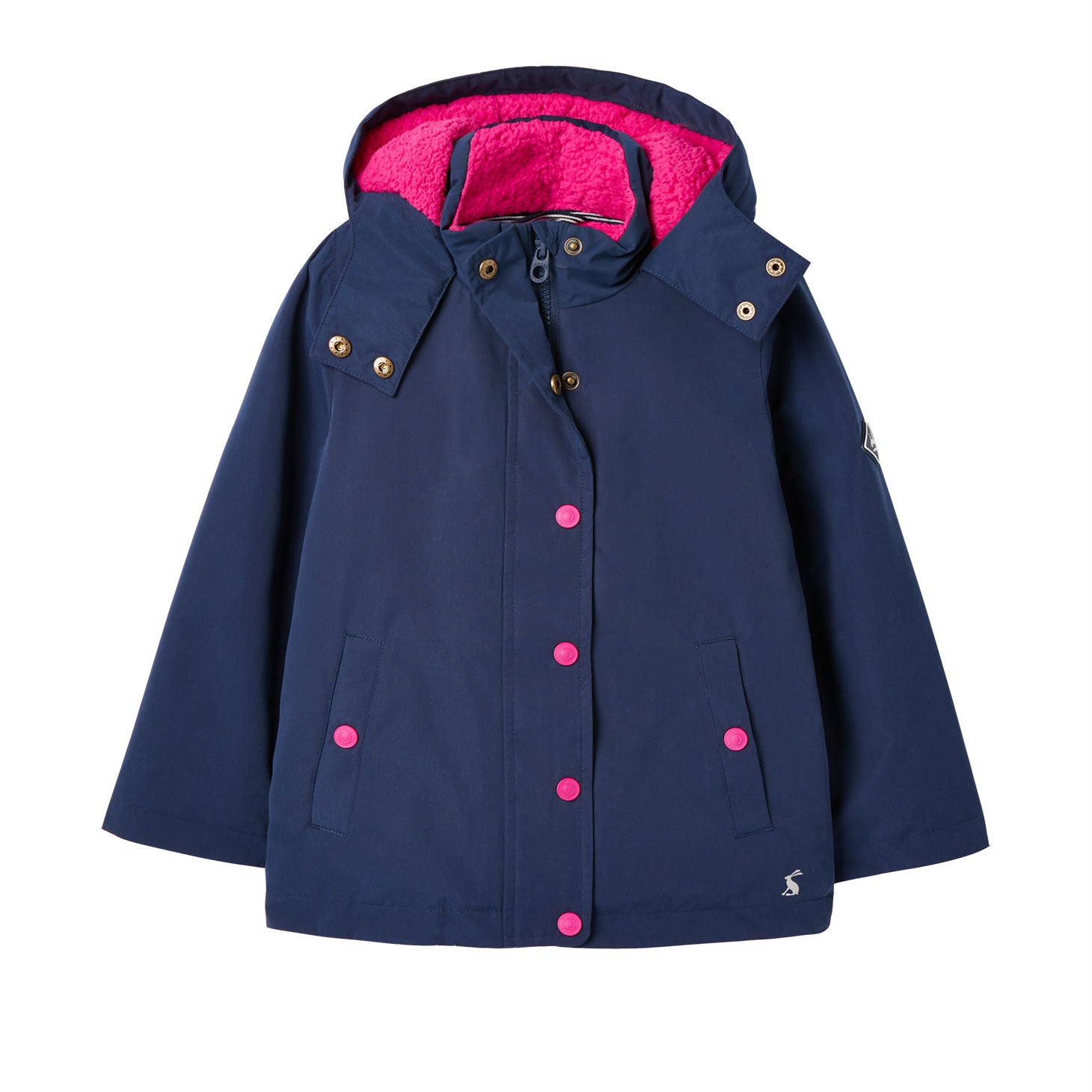 Joules Girls Kinnaird Showerproof Packable Padded Jacket, Girl's Clothing