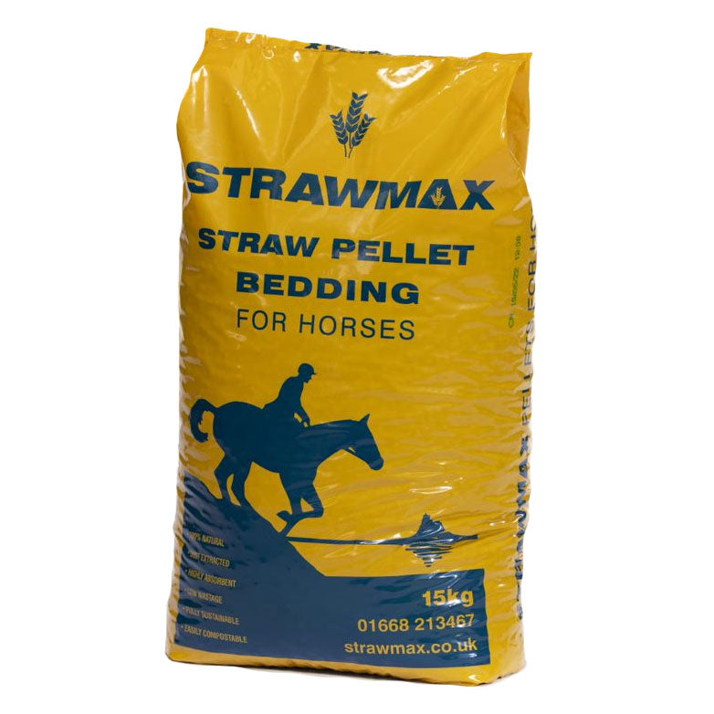 Strawmax Straw Pellet Bedding for Horses 15kg