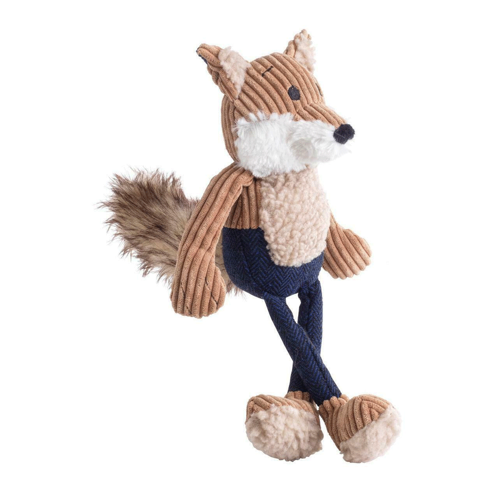 House Of Paws Navy Tweed Long Legged Fox