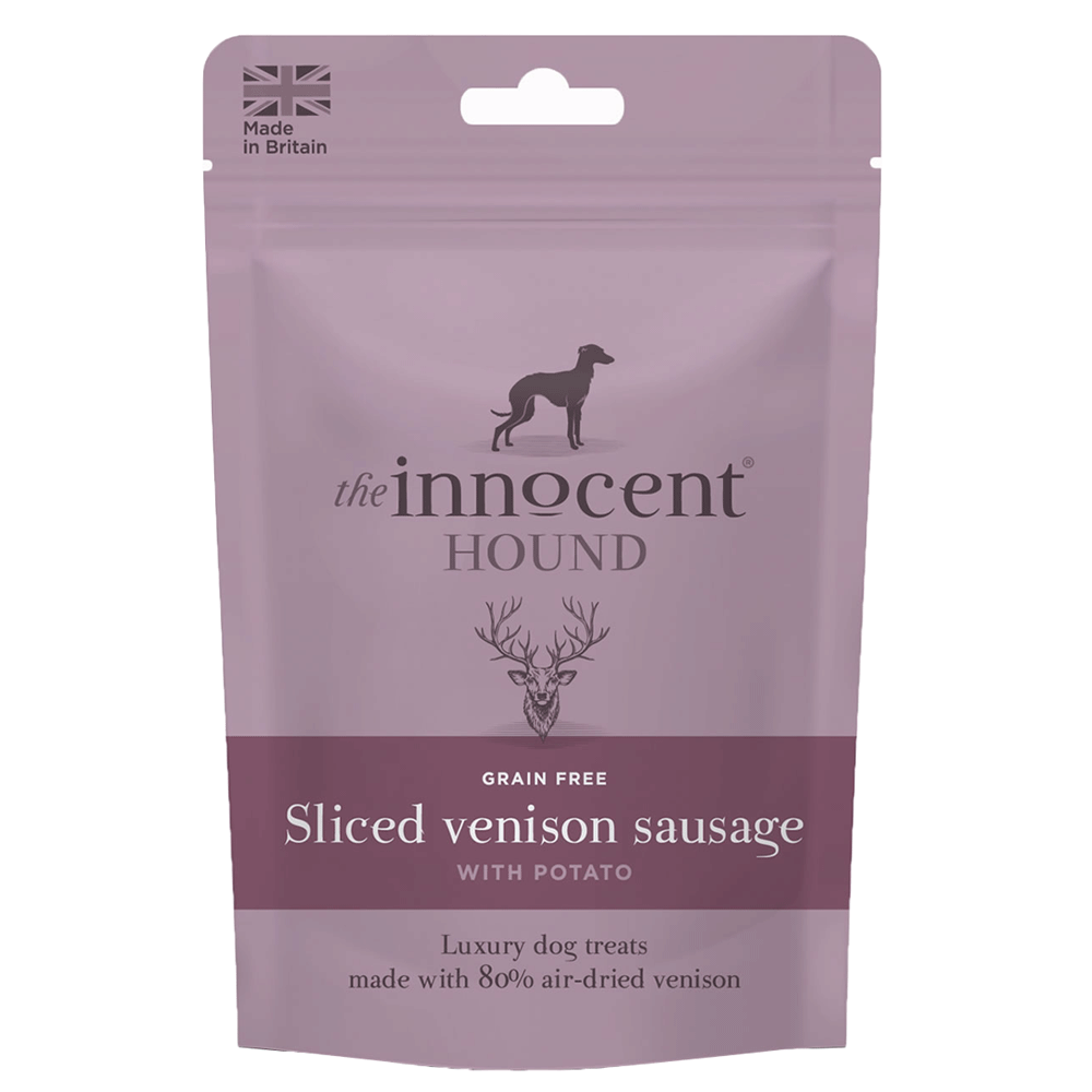 The Innocent Pet Care Company Sliced Venison Sausages with Potato Treats 70g