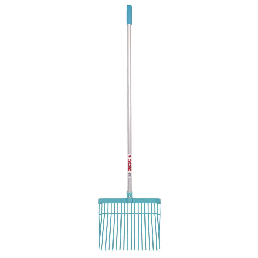 The Faulks Shavings Bedding Fork in Blue#Blue