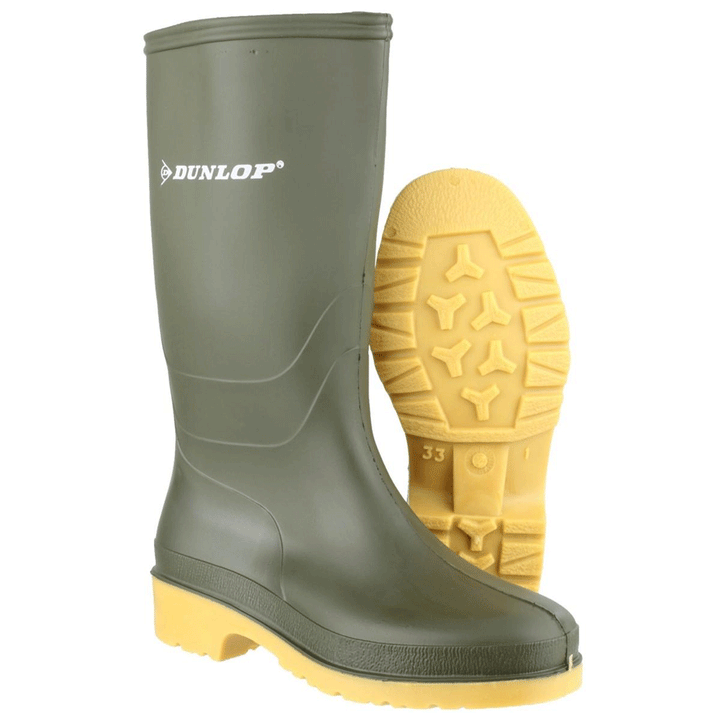 Dunlop Dull Traditional Junior Wellies