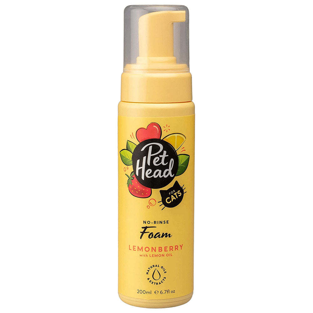 Pet Head Cat No-Rinse Foam 200ml