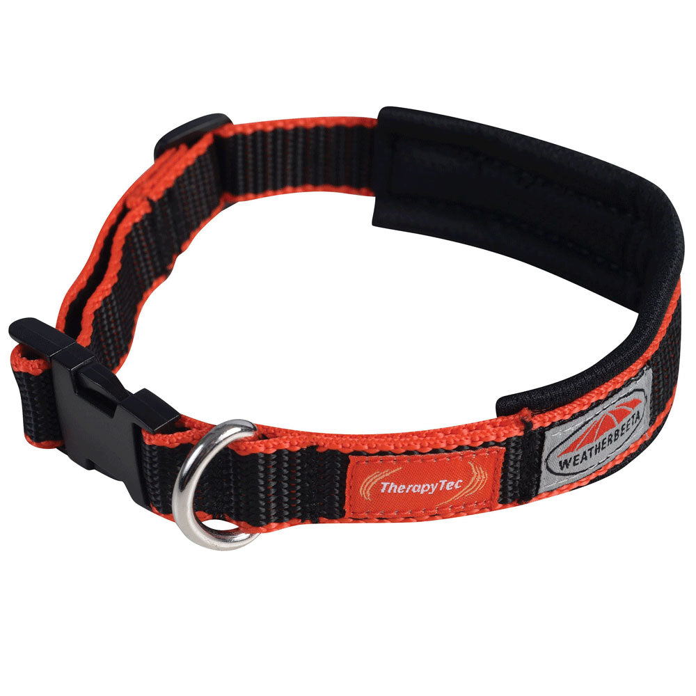 The Weatherbeeta Therapy-Tec Dog Collar in Black#Black