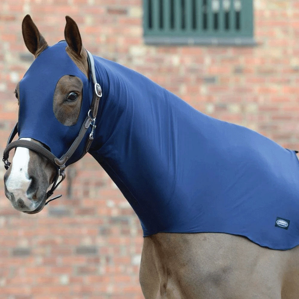 The Weatherbeeta Stretch Hood in Navy#Navy