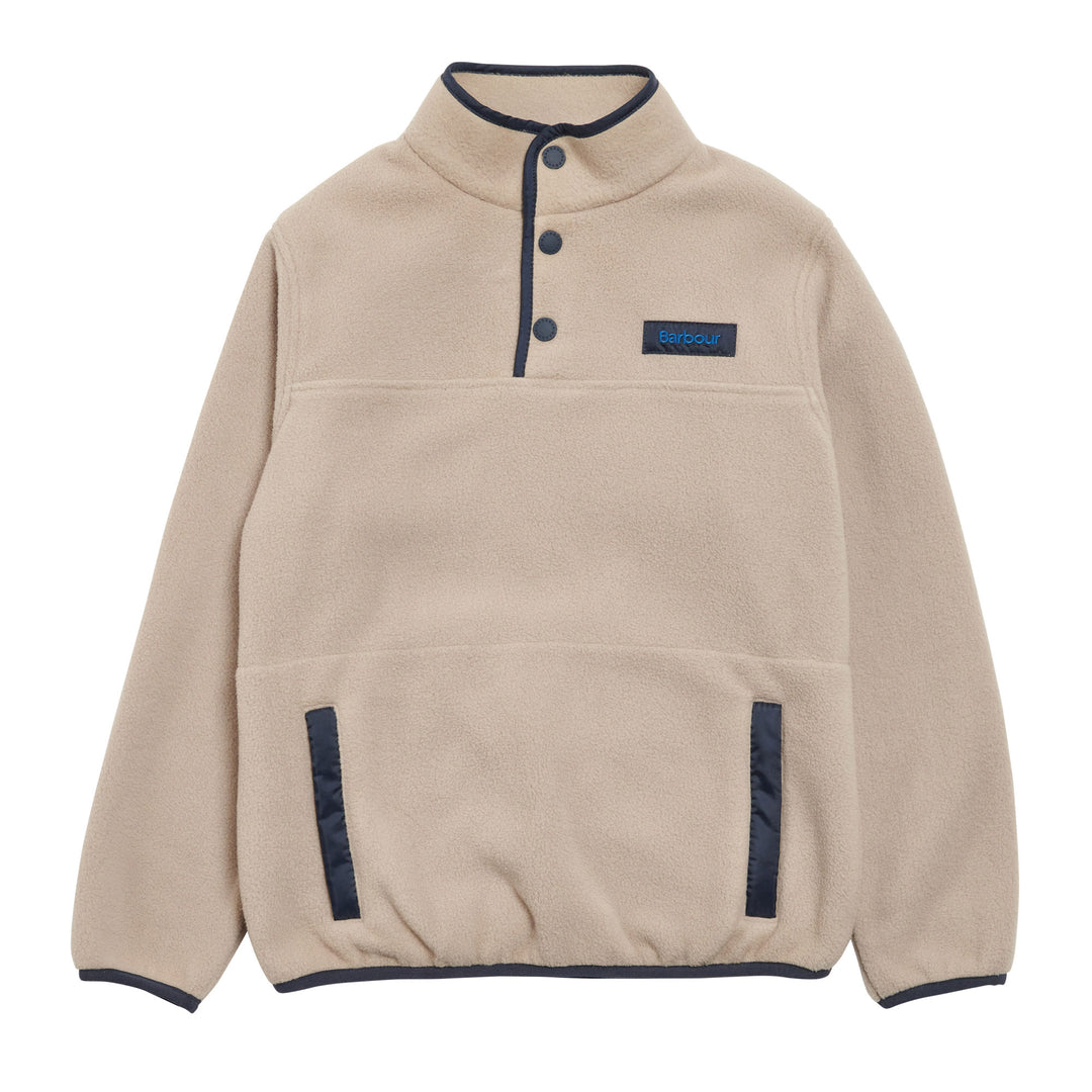 The Barbour Boys Latrigg Fleece in Beige#Beige