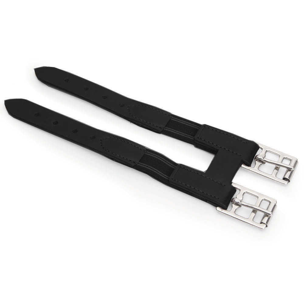 The Shires Blenheim Girth Ext W/elastic (33cm) in Black#Black