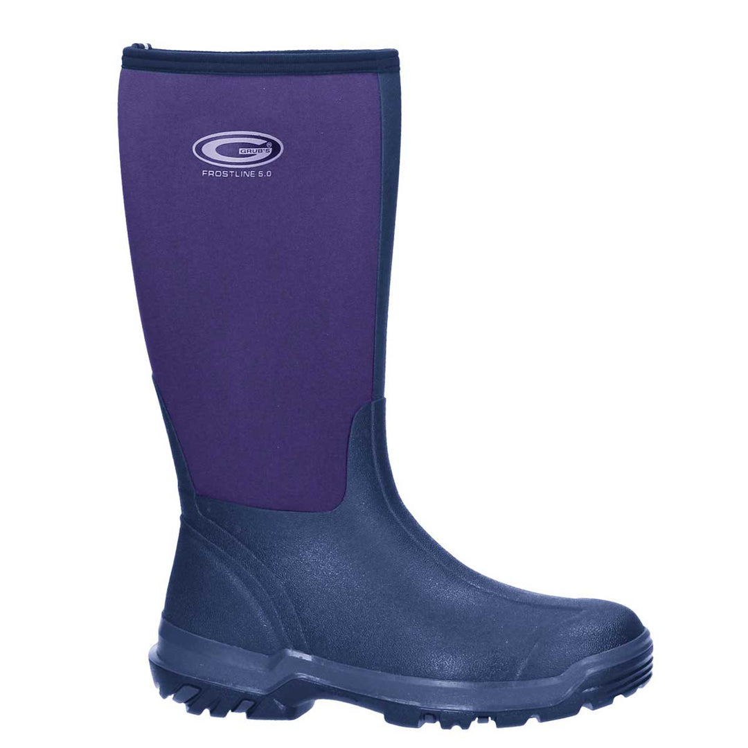 The Grubs Ladies Frostline 5.0 Insulating Wellies in Purple#Purple