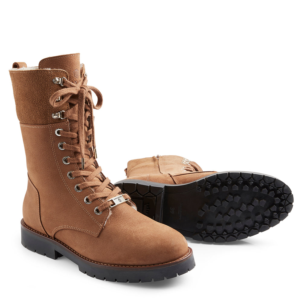 Fairfax & Favor Ladies Shearling Lined Anglesey Boots