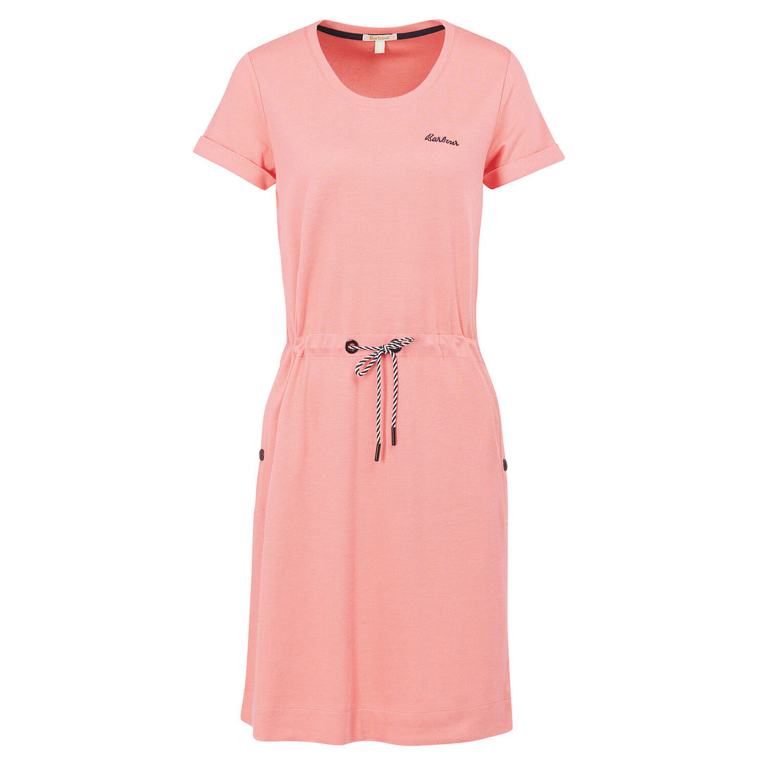 The Barbour Ladies Baymouth Dress in Dark Pink#Dark Pink