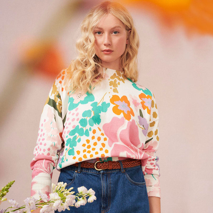 Barbour Ladies Delphinium Knit Jumper