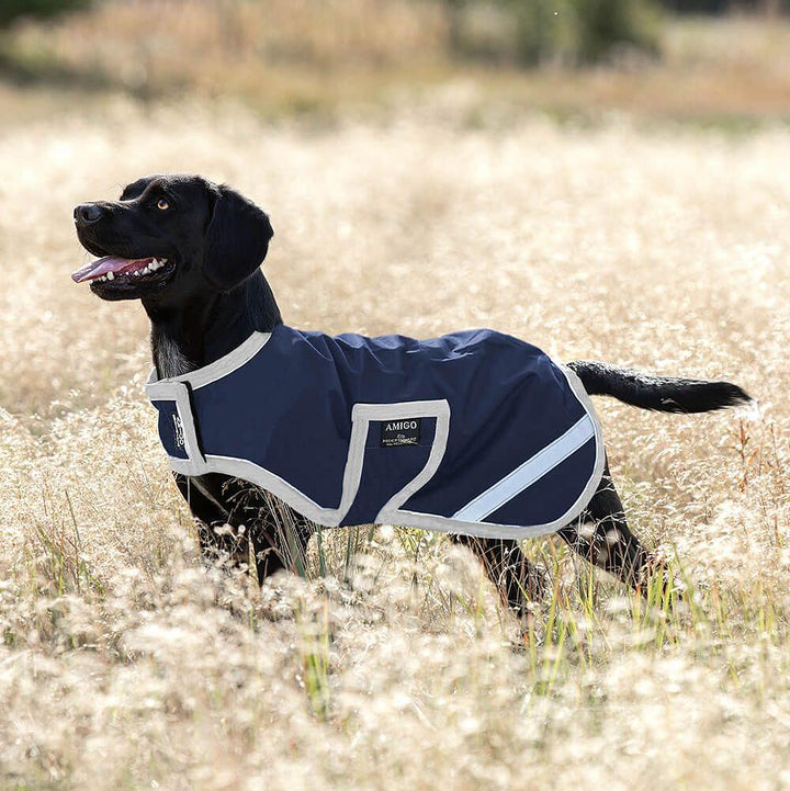 The Amigo Dog Ripstop Waterproof Rug in Navy#Navy