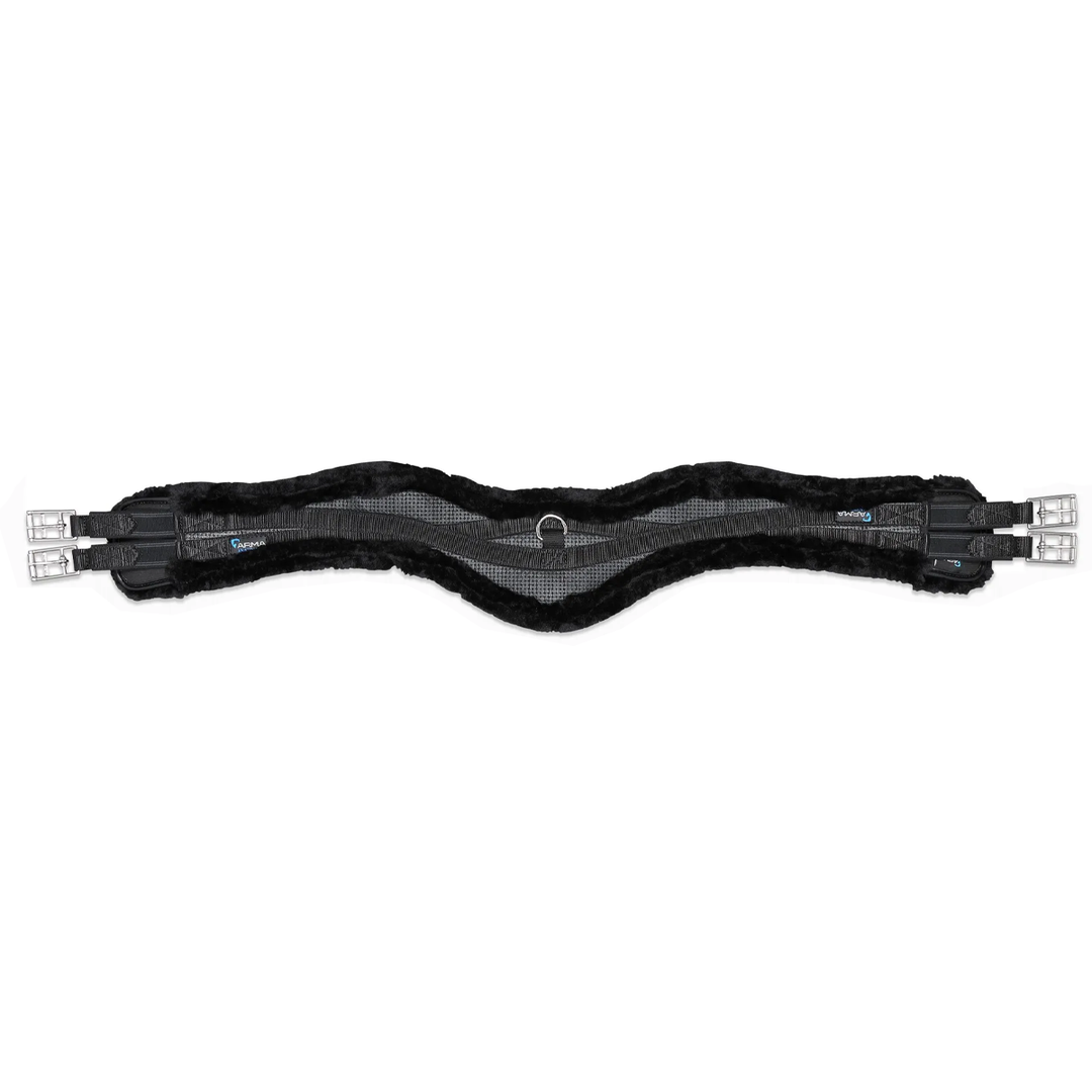 The Shires ARMA SupaFleece Anatomical Girth in Black#Black