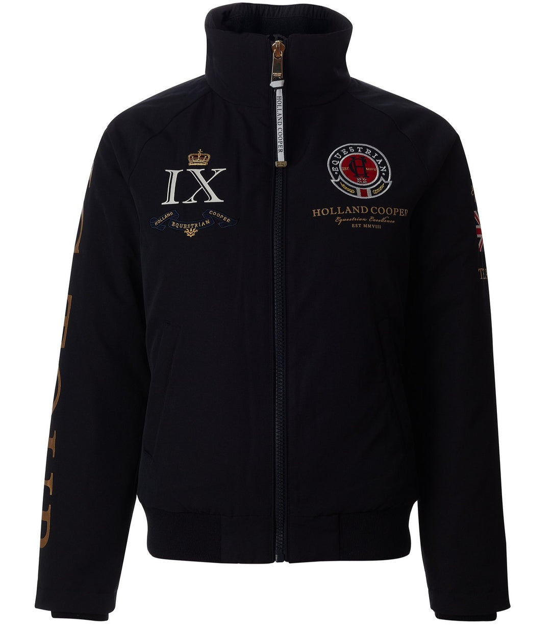The Holland Cooper Ladies Equi Team Jacket in Navy#Navy