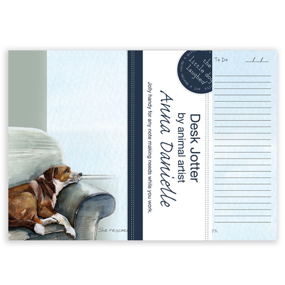 The Little Dog Laughed 'RescUe Me' A4 Desk Jotter