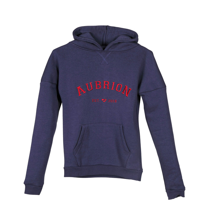 The Aubrion Young Rider Serene Hoodie in Dark Blue#Dark Blue