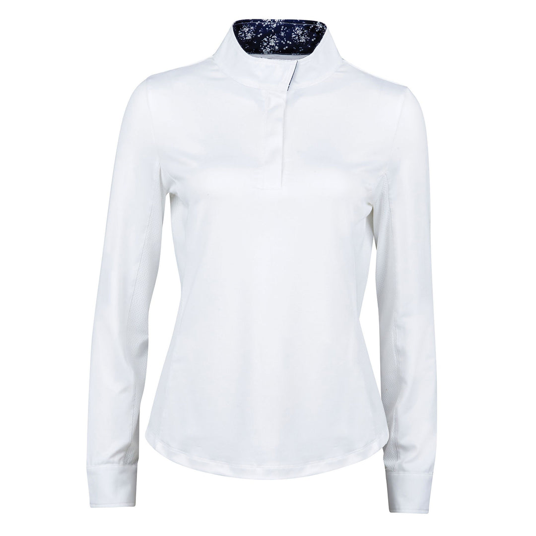 The Dublin Ladies Ria Long Sleeve Competition Shirt in Two Tone#Two Tone
