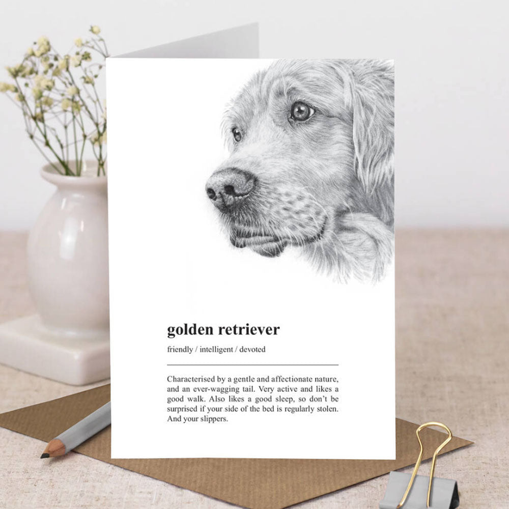 Coulson Macleod Pooch Golden Retriever Card