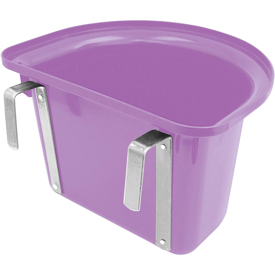 The Perry Equestrian Hook Over Portable Manger 12L in Purple#Purple