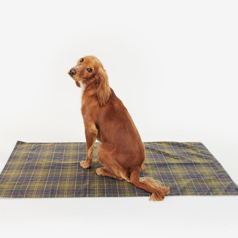 Barbour Tartan Quick Dry Dog Towel