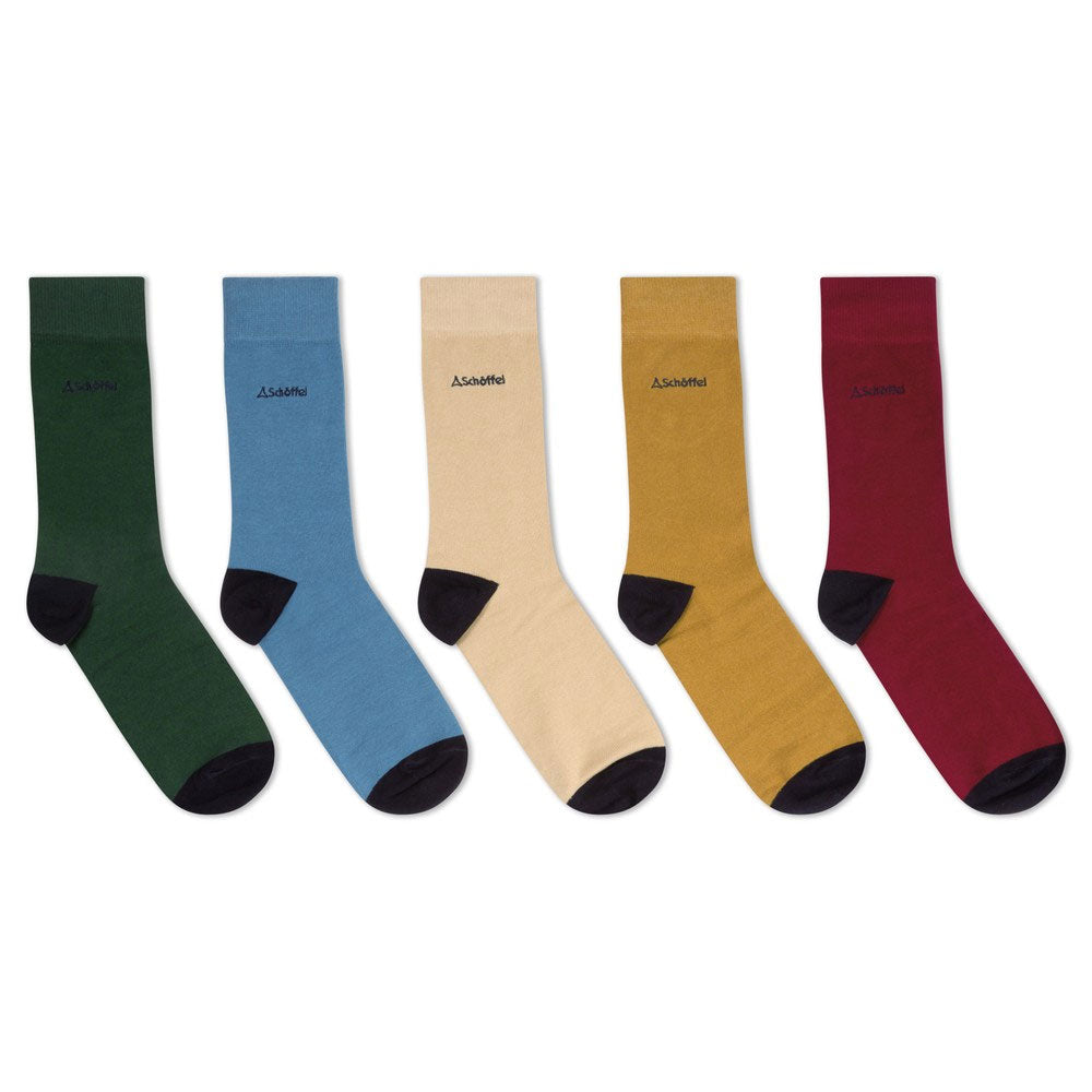 Schoffel Mens Bamboo Sock Gift Box (Box of 5)