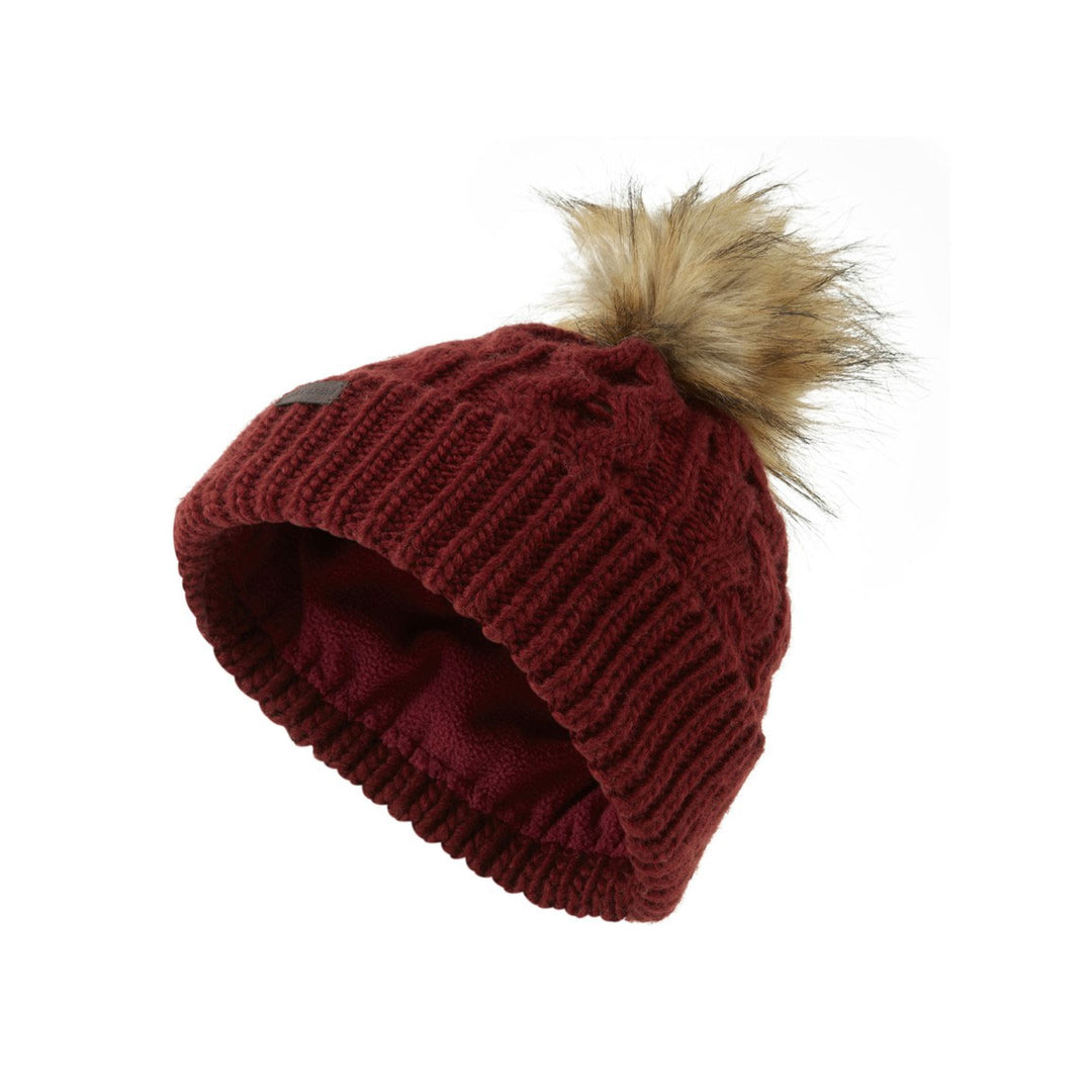 The Schoffel Ladies Bakewell Hat in Dark Red#Dark Red