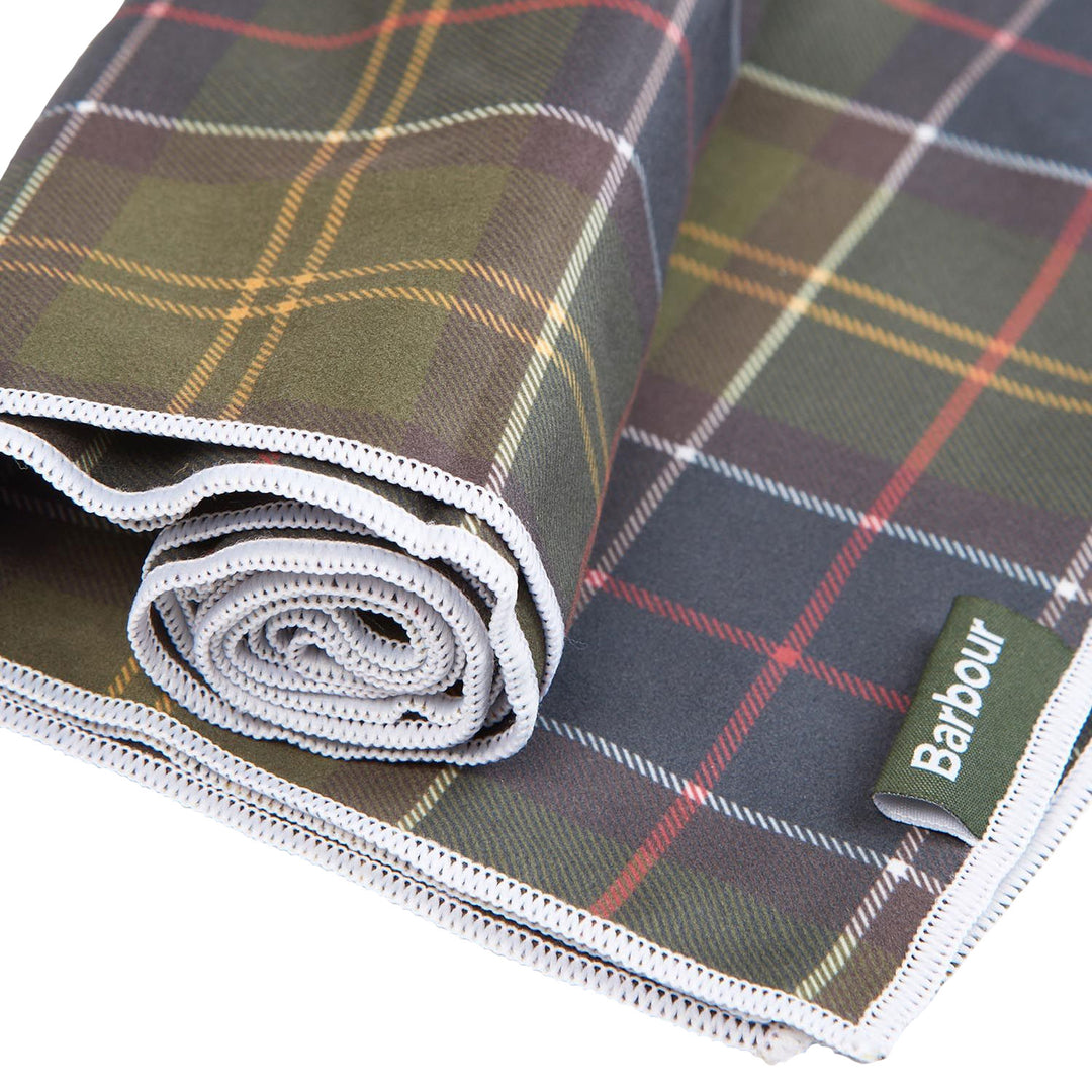 Barbour Tartan Quick Dry Dog Towel