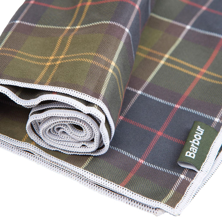 Barbour Tartan Quick Dry Dog Towel