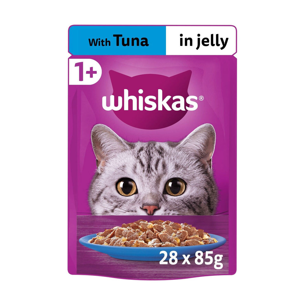 Whiskas Pouch 1+ Tuna In Jelly 28x85g 85g