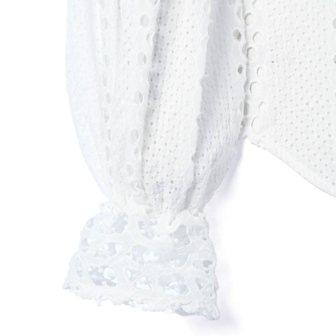 Holland Cooper Ladies Broderie Lace Shirt