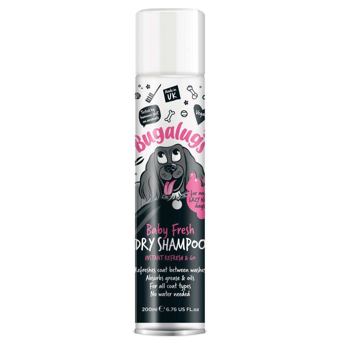 Bugalugs Baby Fresh Dog Dry Shampoo 200ml