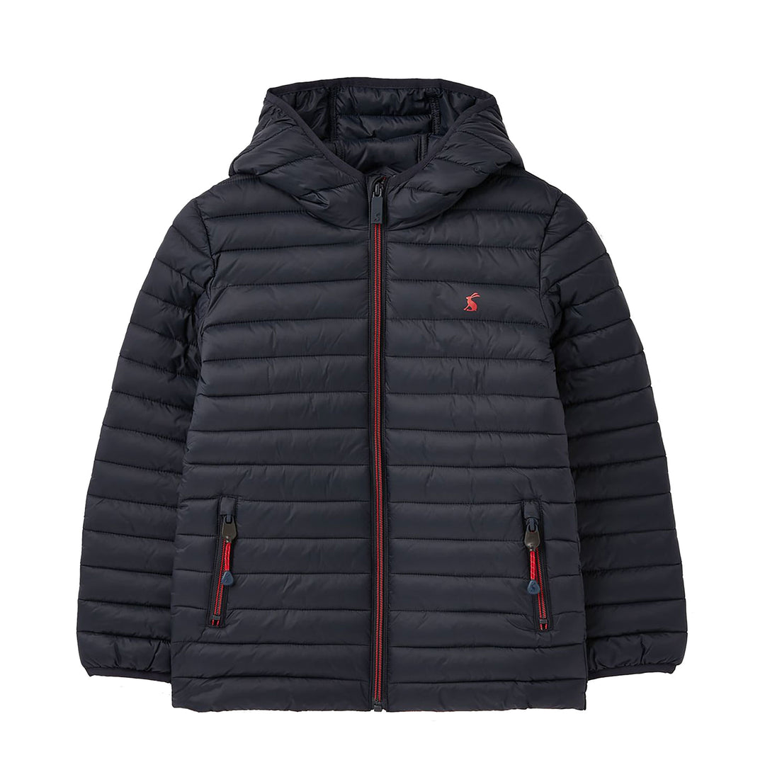 The Joules Boys Cairn Packable Padded Jacket in Marine#Marine