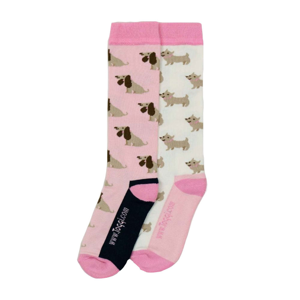 Toggi Ladies Cute Dog 2 Pack Socks