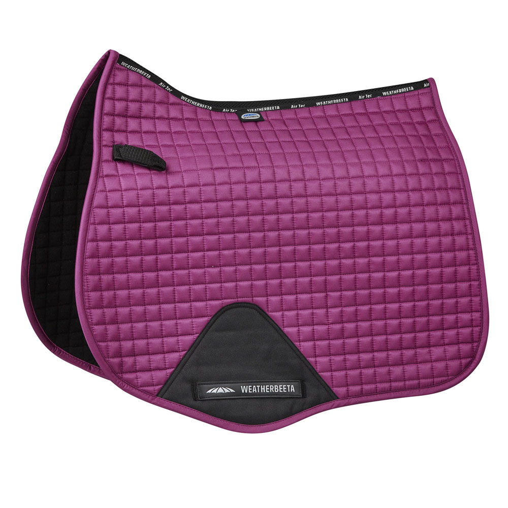 The Weatherbeeta Prime All Purpose Saddle Pad in Mulberry#Mulberry