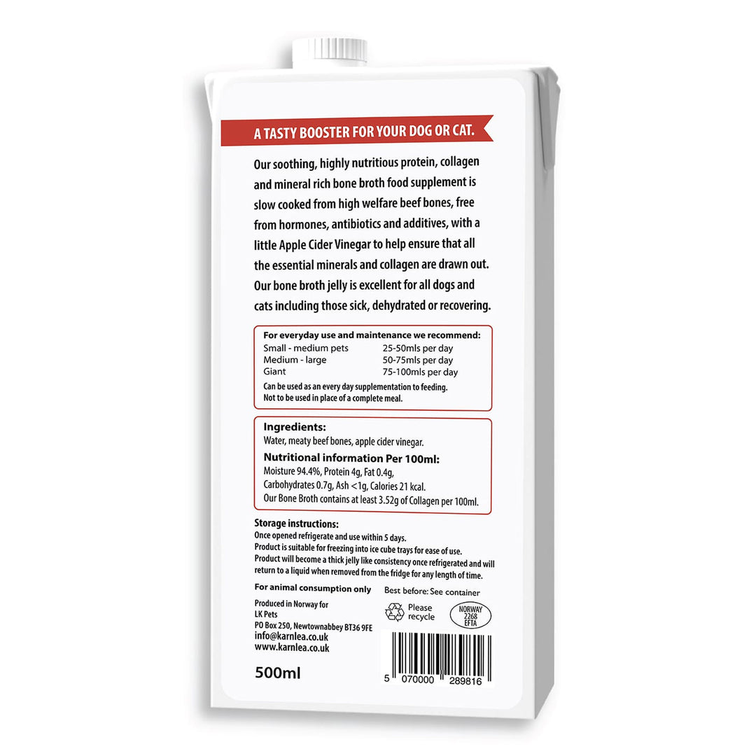 Beef Bone Broth for Dogs & Cats