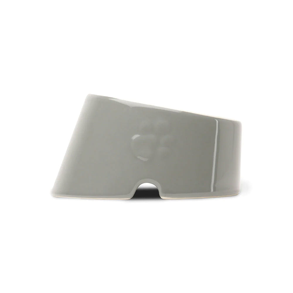 The Scruffs Classic Grey Slanted Bowl in Grey#Grey