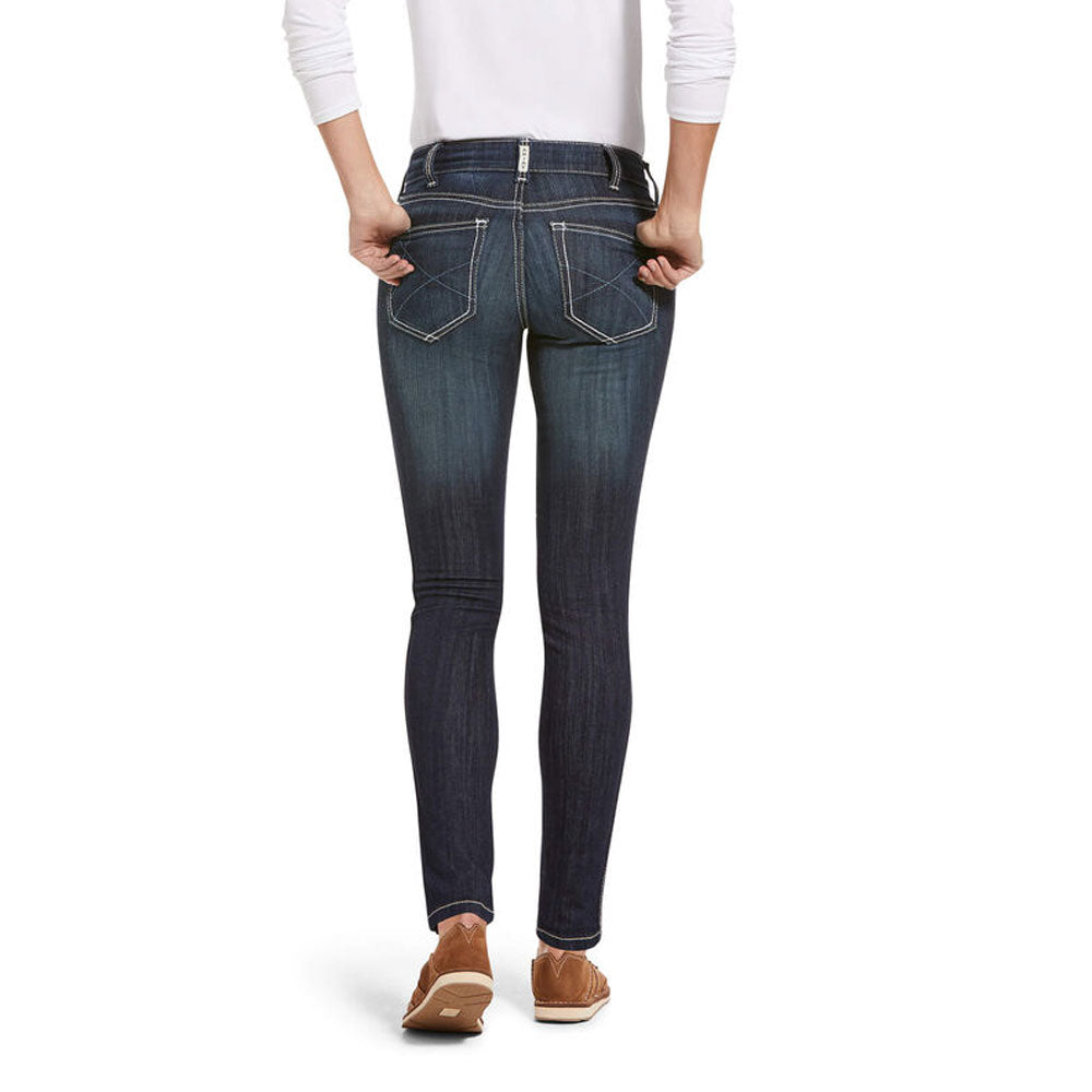 Ariat Ladies Real Mid Rise Skinny Jeans