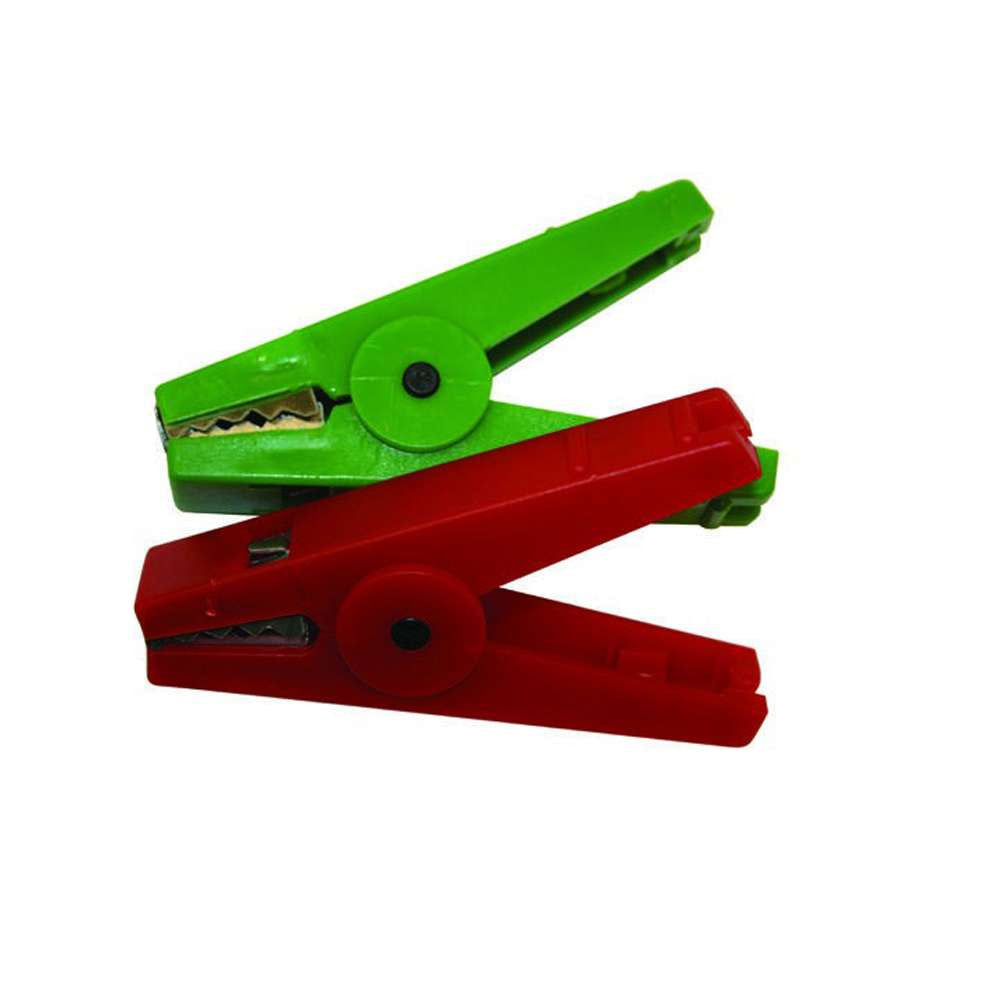 Agrifence Spare Crocodile Clips Rd/Grn Pk 2 Small