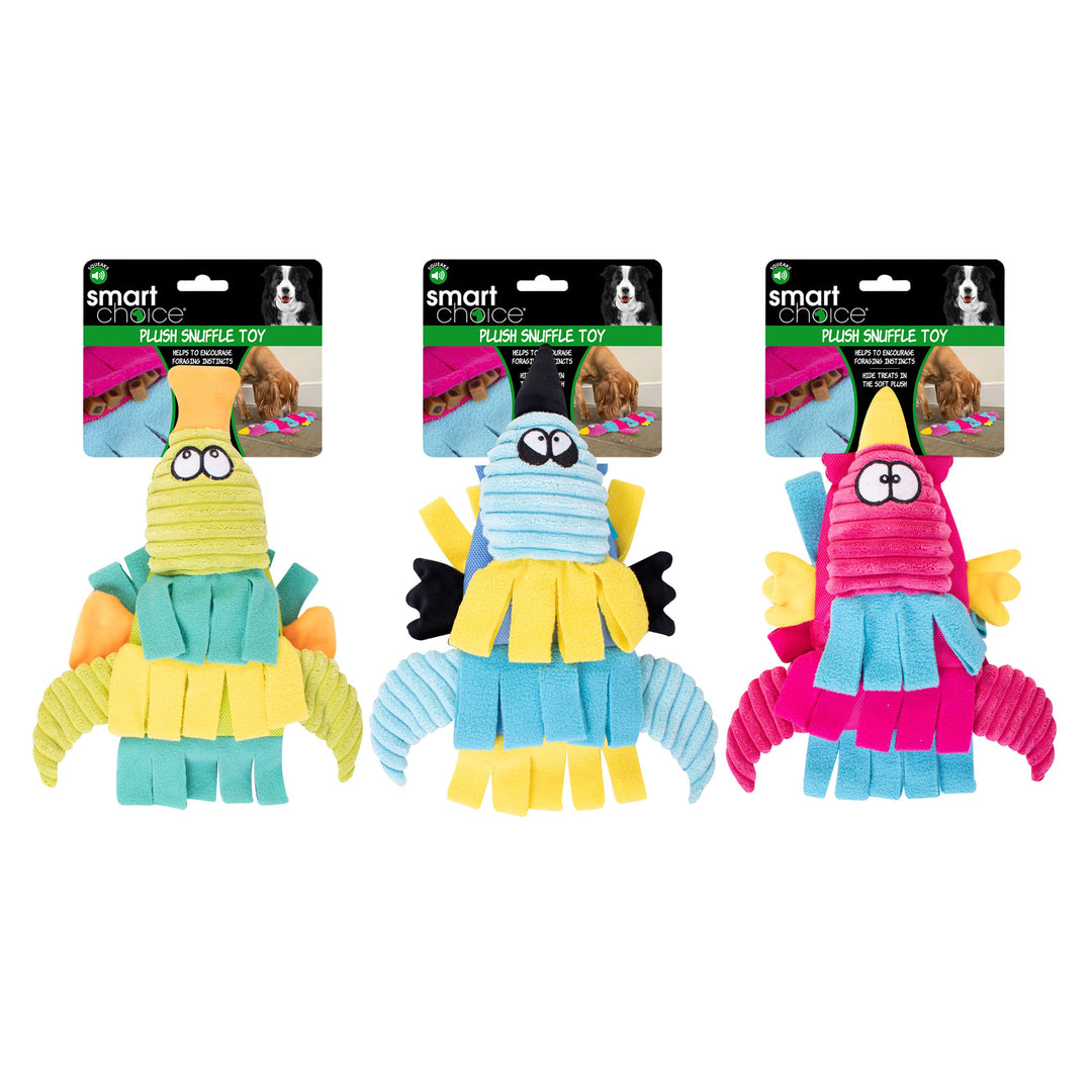 Smart Choice Bird Plush Snuffle Dog Toy With Squeak
