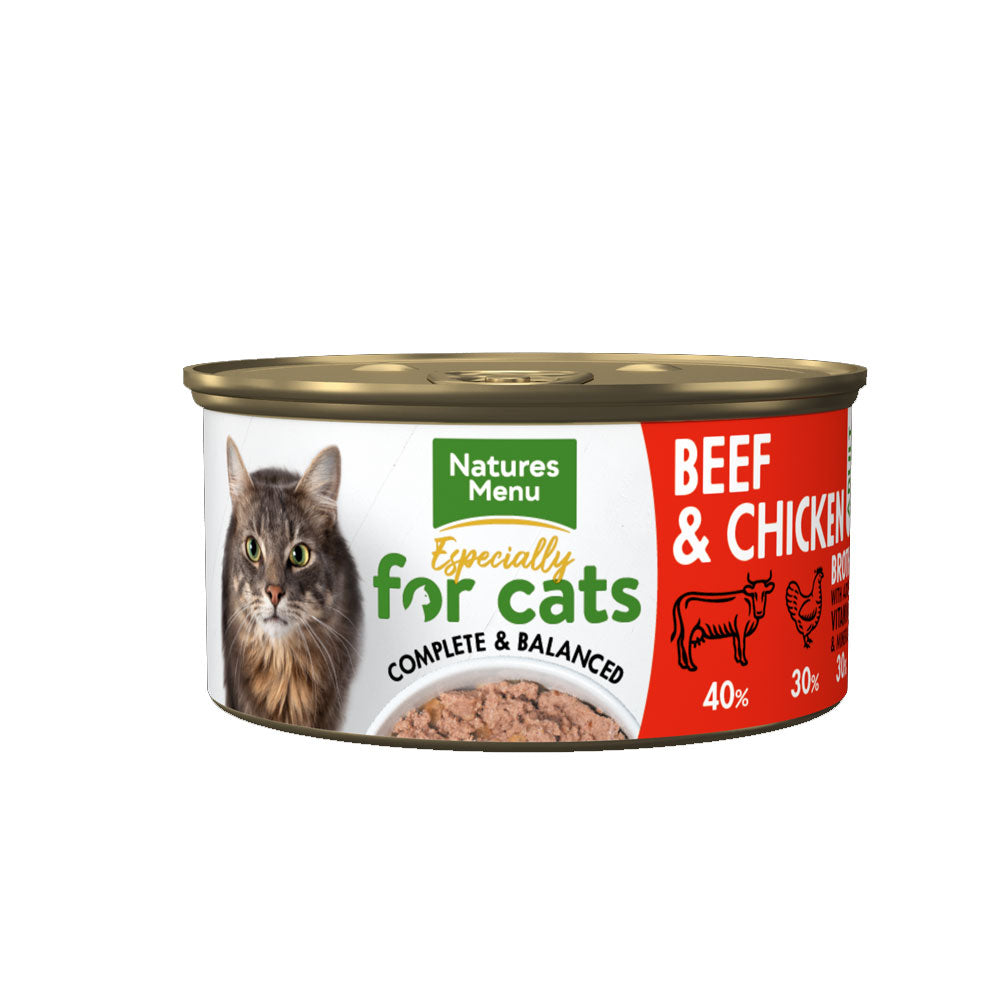 Natures Menu Cat Tin Beef & Chicken 85g