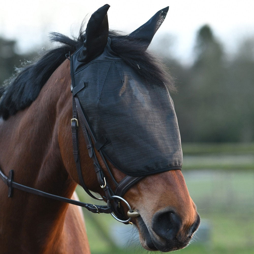 The Equilibrium Net Relief Riding Mask in Black#Black