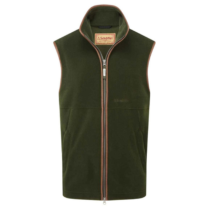 The Schoffel Mens Oakham Fleece Gilet in Forest#Forest