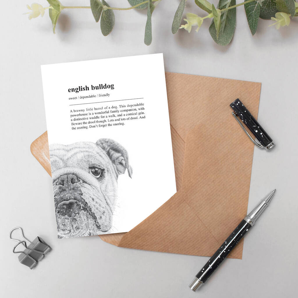 Coulson Macleod Pooch English Bulldog Card